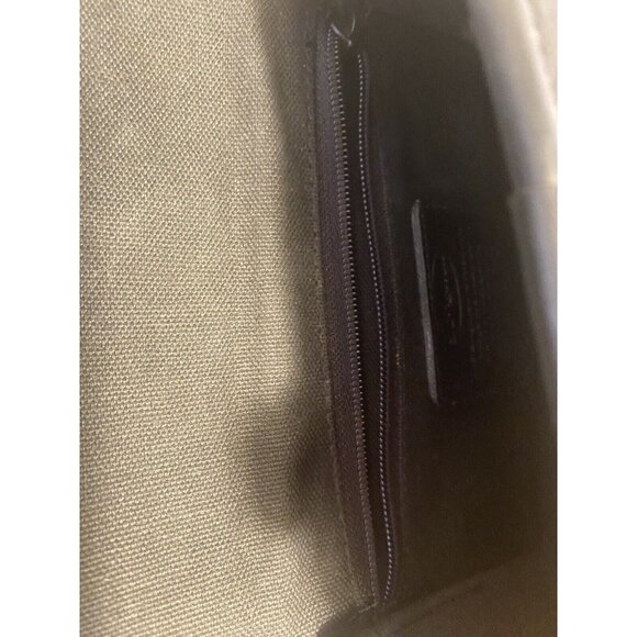 Brighton Boxy Black Croc Leather Silver Chain Strap Crossbody Bag 8.5 x 6 x 3" - Picture 10 of 16